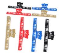 HYTROVE 8pcs Multi-color Piano Sheet Music Clips Page Holders for Music Books Notebooks Recipes More Easy One-handed Secure Page Fixing