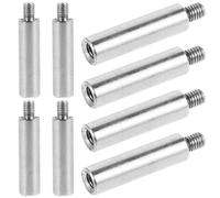 HYTROVE 8pcs Music Box Kit Extension Bar Metal Parts for Music Box Movement with Smooth Surface Silver Convenient to Carry Accessory for DIY Home