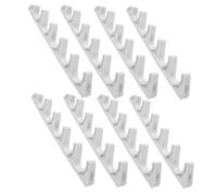 HYTROVE 8pcs Nylon Adjustment Brackets for Folding Outdoor Recliner Chairs Gear Weather Resistant Reclining Connector Clips for Patio Camping Garden Furniture Repair and Upgrade