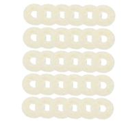 HYTROVE 90pcs White Felt Piano Keyboard Washers 12x4x1mm Front Rail Regulating Tool Piano Cushion Pads for Leveling Key Balance Replacement Accessories