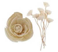 HYTROVE 9pcs Decorative Fire Aromatherapy Sticks for Household Diffusers Absorb Essential Oils Enhance Home Unique Dried Flower Design for Relaxing Atmosphere