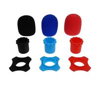 HYTROVE 9pcs Microphone Covers Hand-held Protective Tools Pop Shield for Mic Ktv Mic Covers Protective Tools for Sanitary Easy to Carry