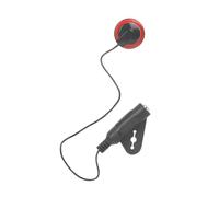 HYTROVE Acoustic Instrument Clip-on Pickup for Guitar Violin Ukulele Mandolin Banjo - Portable Piezo Transducer Sound Amplifier with Eq - No Drilling Installation, Black