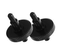 HYTROVE Adjustable Double Bass Bridge Screw Single Split Replacement Part Black Pair for Upright Bass Accessories and Replacement Double Supplies