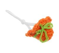 HYTROVE Adjustable Mini Pet Hat for Small Animals with Strap Cute Hand Knitted Tiny Hamster Cap for Parties Birthdays Christmas Family Portraits Small Pet Supply Accessory