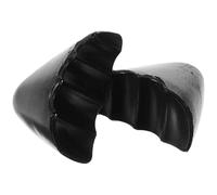 HYTROVE Adjustable Shoe Filler Toe Inserts for Shoes Too Big Pu Soft Reusable Toe Plugs Comfortable Cushion Pads for High Heels 1 Pair Black
