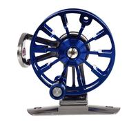 HYTROVE All-metal Rocker Arm Ice Fishing Reel Blue Lightweight Compact Sea Pole Reel for Rivers and Lakes Ergonomic Handle Comfortable for Outdoor Fishing Enthusiasts