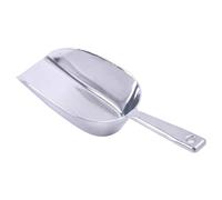 HYTROVE Aluminium Alloy Ice Scoop with Deep Bowl Anti-Rust Multi-Functional Kitchen Tool for Ice Cubes Grains and Food Comfortable Grip for Parties Bars Weddings and Buffets