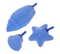 HYTROVE Aquarium Air Bubbler Sea Star Sea Snail Shell Air Stones Bubble Stone for Fish Tank