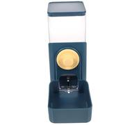 HYTROVE Automatic Small Pet Feeder Hanging Food Dispenser Anti-tip Deep Sea Blue for Rabbits Guinea Pigs Hedgehogs Suitable for Cages