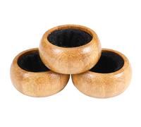 HYTROVE Bamboo Bottle Collar Drip Stop Ring Absorbent Sponge 3Pcs Set for Wine Lovers