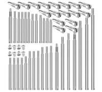 HYTROVE Bassoon Repair Accessories Threaded Rods Screws and Grooved Blocks for Wind Instrument Repair and Maintenance