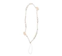 HYTROVE Bohemian Beaded Phone Wrist Chain with Acrylic Beads and Star Letter Charm, Easy to Remove Decorative Mobile Phone Strap for Women, to Decorate Your Bags and Keychains