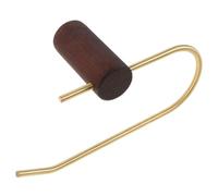 HYTROVE Brass and Walnut Wood Toilet Paper Holder with Shelf, Wall Mounted Roll Paper Organizer for Bathroom Storage, No Drill Required for Kitchen and Washroom