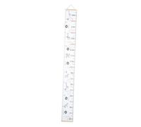 HYTROVE Canvas Growth Chart Wall Decor for Kids Height Measurement Ruler Child Growth Chart Hanging Wall Art 20x200cm Suitable for Nursery and Children's Rooms