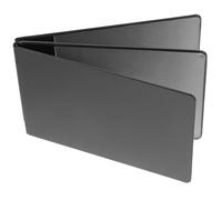 HYTROVE Car Insurance and Driver License Card Holder, Black Pu Leather Folding Id Case for Vehicle Registration and Insurance Documents, Compact Organizer for Travel and Everyday Driving