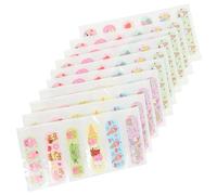 HYTROVE Cartoon Injured Patches 120pcs Finger Caring Breathable Bandages Easy to Tear self-Adhesive with PE Material for Outdoor First aid