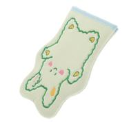HYTROVE Cartoon Rabbit Washing Gloves for Kids Embroidered Cute Animal Patches, Exfoliating Bath Mitt for Gentle Skin Scrubbing and Dead Skin Removal, Suitable for Children’s Bath Time