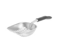 HYTROVE Cat Litter Scoop Heavy Duty Metal for Large Scoops Comfortable Grip for Easy Cleaning