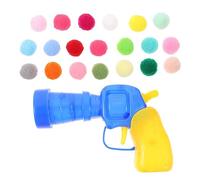 HYTROVE Cat Teasing Toy and Interactive Launch Ball Set Plush Elastic Balls Silent Launcher 100 Pieces for Cat Training and Indoor Play Suitable for Kittens