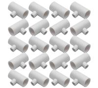 HYTROVE Chicken Waterer Tee Fittings Sanitary Design Pvc 35pcs with 1/2 Inch Threaded Connections and Resilient Material for Poultry Water Cups for Poultry Farm Use