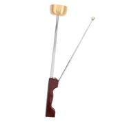 HYTROVE Copper Ritual Bell with Ergonomic Straight Handle Lightweight and Portable Handheld Prayer Bell for Meditation Outdoor Worship and Spiritual Altar Supplies Resonant Sound and