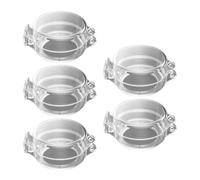 HYTROVE Covers Protective, Material Knob 5pcs Safety Pp Child Stove for Long-Lasting Guards and Knobs, Simple and Beautiful Appearance for Microwave Oven Gas Kitchen Use