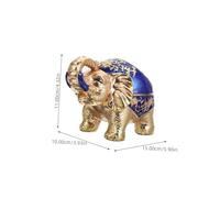 HYTROVE Creative Zinc Alloy Elephant Ashtray with Deep Lid Container Practical Cigarette Butt Holder for Office and Home Decor Decorative and Functional Smoking Accessory
