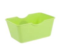 HYTROVE Cute Hamster Bathroom Tub with Elevated Design Playful Sand Bath Container for Hamster Material Easy to Clean Litter Box for Small Pet Enclosure