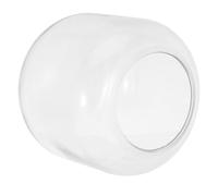 HYTROVE Desktop Ecological Fish Tank round Glass Fish Bowl for Home Office Decor