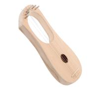 HYTROVE Diy Lyre Harp Kit Strings Tuning Wooden Harp Tuning Wrench for Music Craft Enthusiasts
