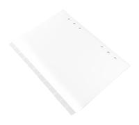 HYTROVE Document Classification Organizer Dividers Labels 12Pcs PP A5 6-Hole Beige Writable Tabs for Research Presentations and Quick Reference