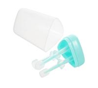 HYTROVE Dog Kitten Tooth Brushing Kit Soft Silicone Bristles Head Easy to Handle Pet-Specific Oral Care