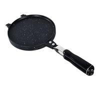 HYTROVE Double Side Baking Tool Egg Roll Maker 15.72x7.07x0.98in Aluminum Alloy Non-stick Multi-functional Creative Waffle Maker for Restaurant and Breakfast Shop