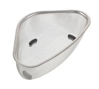 HYTROVE Drain Basket Triangle Sink Corner Kitchen Food Waste Strainer Draining Basket Stainless Steel Mesh