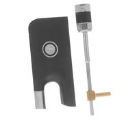 HYTROVE Ebony Violin Cello Bow Frog White Copper Screw Musical Instrument Accessory Replacement Part for Student and Professional Violin Bows