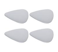 HYTROVE Electric Acoustic Jazz Guitar Picks 4Pcs Stainless Steel Plectrums for Bass Ukulele Designed for Comfortable Extended Playing