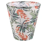 HYTROVE Fabric Lamp Shade E27 Socket Compatible Bell Shaped with Leaf Print Easy Installation with Gentle Diffused Lighting for Table Lamps and Wall Sconces for Living Rooms and Home