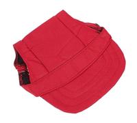HYTROVE Fashion Pet Baseball Cap for Dogs and Puppies Comfortable Dog Hat Red Stylish Pet Supplies for Outdoor Activities and Everyday Wear