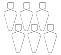 HYTROVE Figure 8 Ceiling Hook Clips 100Pcs Steel for Hanging Lights and Posters in Classrooms and Wedding Venues