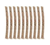 HYTROVE Fire Starter Rope 20Pcs Natural Beeswax Cord for Outdoor Survival Hiking Camping Fire Tools