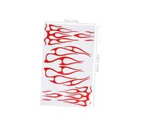 HYTROVE Flame Car Stickers Motorcycle Decorative Sticker Flame Graphic Car Body Decals Window and Decals Fire Truck Fire Red The Pet