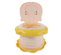 HYTROVE Foldable Potty Seat Portable Travel Toilet for Camping and Car Use Lightweight Compact Training Potty for Easy Setup and Cleaning