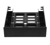 HYTROVE Front Bay Adapter 3.5 Inch to 5.25 Inch Hard Drive Mounting Bracket High Temperature Resistance and Strong Toughness Abs Material Hollowed Design for SSD Hdd Installation