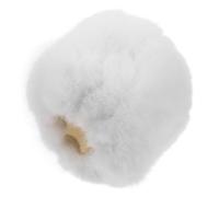 HYTROVE Furry Microphone Windscreen White with Noise Cancellation for Lavalier and Wireless Mic, Professional Audio Mic Wind Shield, Microphone Isolation Shield Cover