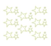 HYTROVE Glow-in-The-Dark Star Tub Anti Slip Stickers 24Pcs, Adhesive Bath Floor Grip Decals for Elderly Bathroom Safety