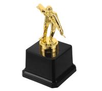 HYTROVE Gold Billiards Pool Trophy with Gold Finish, 17.5-inch Plastic Snooker Award Featuring 3d Billiard Player Design, Stable Base, Easy to Display, for Tournament Events and Champion