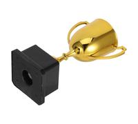 HYTROVE Gold Plastic Mini Trophies for Teachers and Schools Easy to Clean Plastic Trophy Cups for Competitions and Sports Events