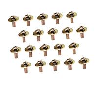 HYTROVE Golden Metal Snare Drum Mounting Screws Replacement Fastener Hooks 20pcs Practical to Use Suitable for Drum Repairs for Maintenance