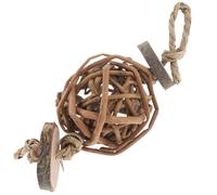 HYTROVE Guinea Pig Bunny Wood Chew with Strong Biting Resistance and Digestive Aid Oral Health Protection for Small Pets Can Be Tied on Rabbit Cage